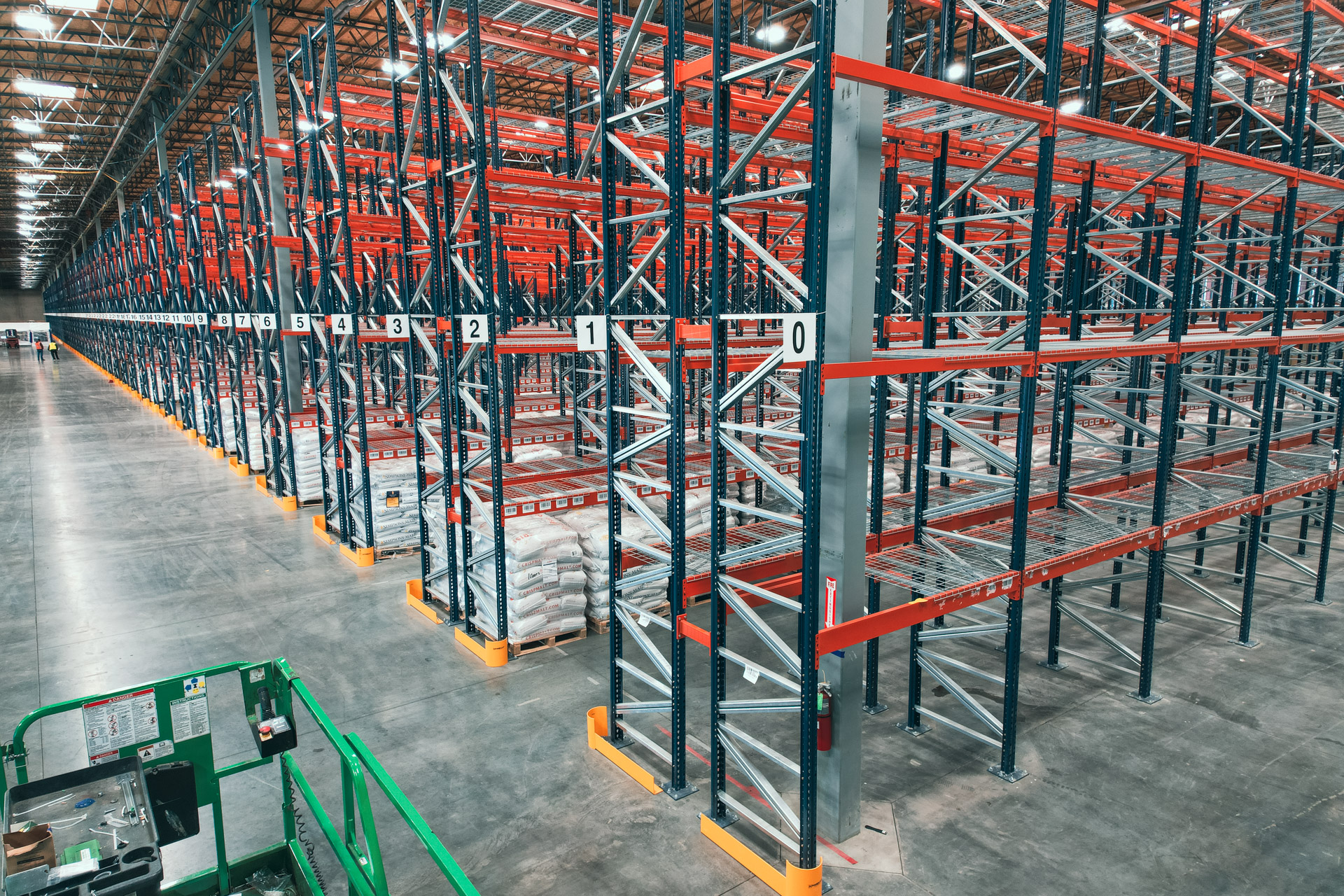 Warehouse pallet rack installation in Fort Lauderdale South Florida